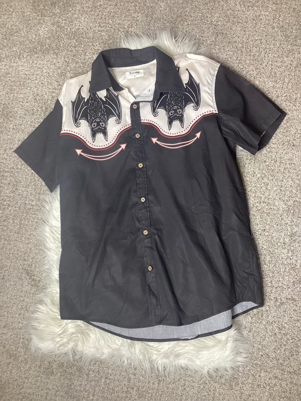 Boozelele NEW Hanging Bat Shirt Cotton XL